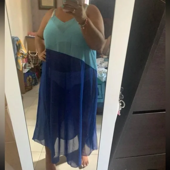 PLUS Sheer Beach Coverup 🏖️ - Picture 4 of 5